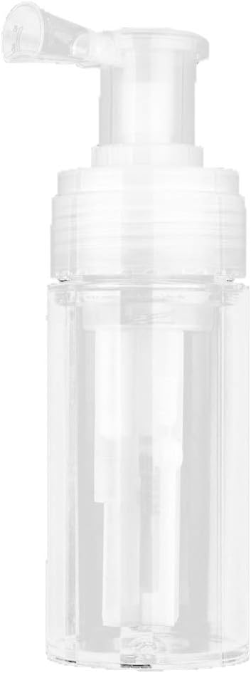 EXCEART Quetschflasche Pulver Sprühflasche Nachfüllbar Transparent Leer Sprayer Flasche Fiber Applic