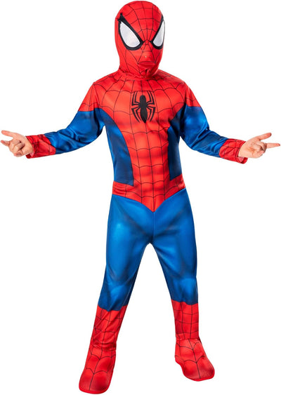 Rubie's Spider-Man-Kostüm für Kinder, Grösse L, Rot / Blau, 7-8 Jahre