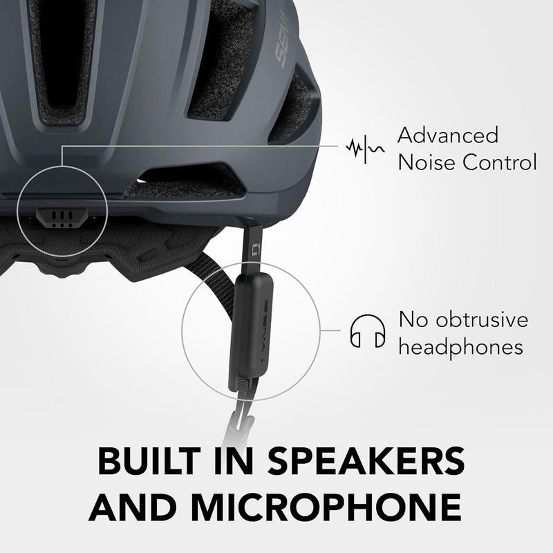 Sena C1 Smart Helm mit Bluetooth Gegensprechanlage und Smartphone-Konnektivität für Musik, GPS und T