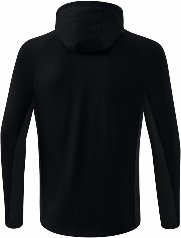 Erima Unisex Liga Star Trainingsjacke mit Kapuze 3XL Schwarz/Weiss, 3XL Schwarz/Weiss