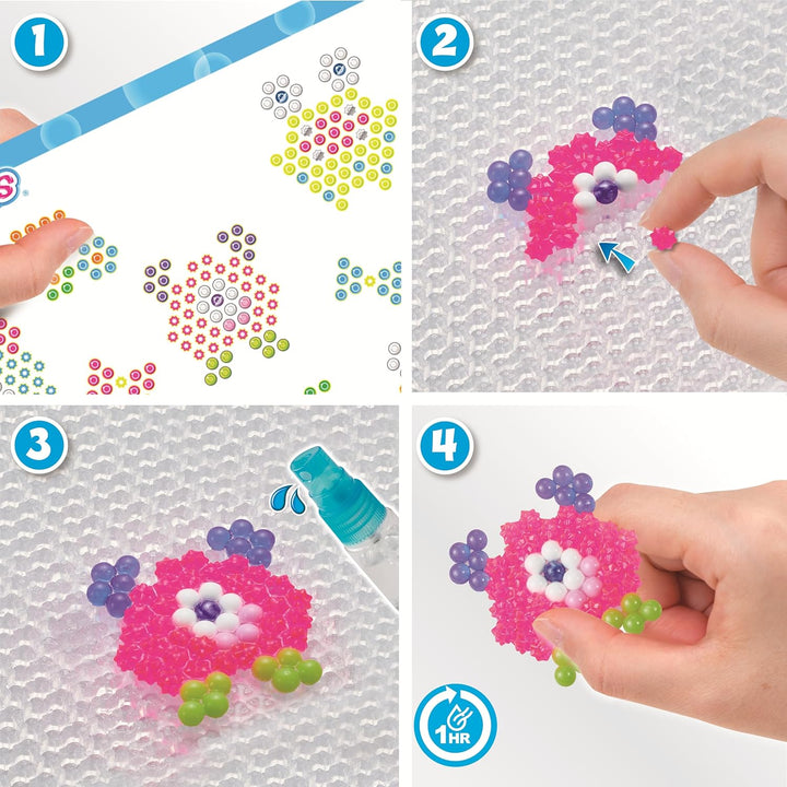Aquabeads - 35144 Verrückte Monster Bastelset, Wasserperlen Bastelset für Kinder ab 4 Jahren, Bastel