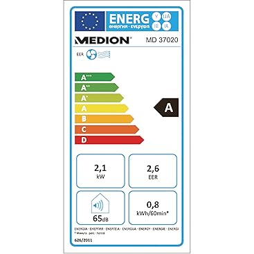 MEDION mobile Klimaanlage (inkl. Fenster-Kit, leise, 3in1, Klimagerät, Kühlen Entfeuchten und Ventil