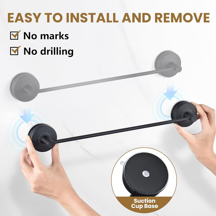 Handtuchhalter mit Saugnapf - JOMOLA Saugnapf Handtuchhalter ohne Bohren Edelstahl Hantuchhalterung