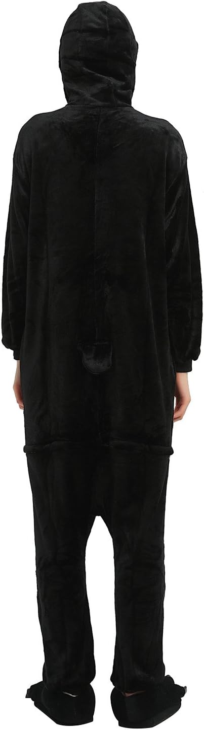 Tierkostüme Tier-Einteiler für Erwachsene, Halloween, Cosplay, Kostüm, mit Kapuze, Loungewear S Ping
