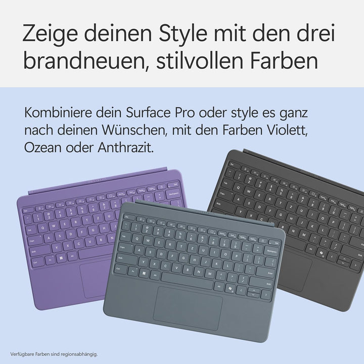 Microsoft Surface Pro 12" Keyboard | kompatibel mit Surface Pro 12" | QWERTZ | Ozean Keyboard Ozean,