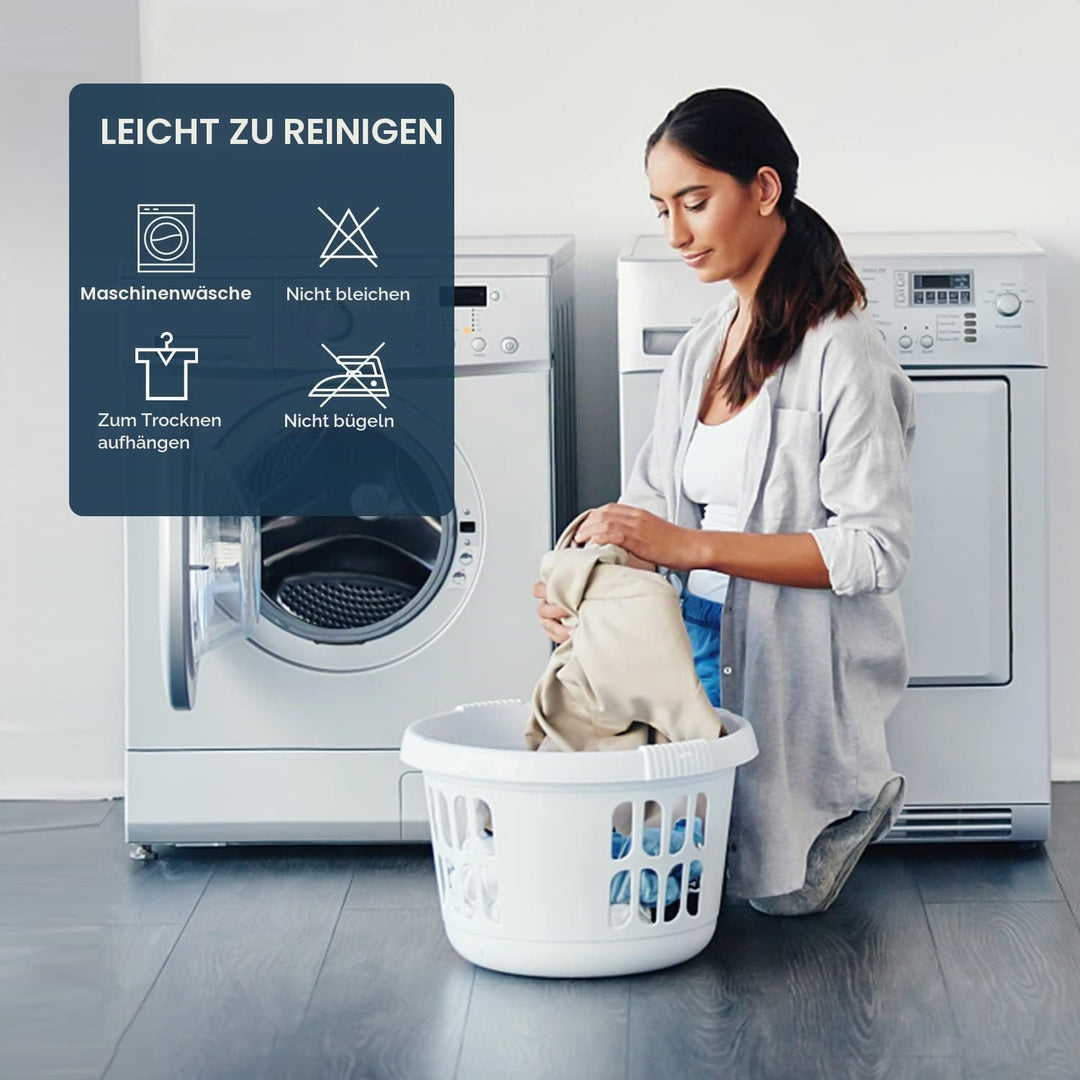 mafudoxi Stuhlhussen 6er Set, Stretch Abnehmbare Waschbar Stuhlbezug, Stretch Stuhlhusse mit Gummiba