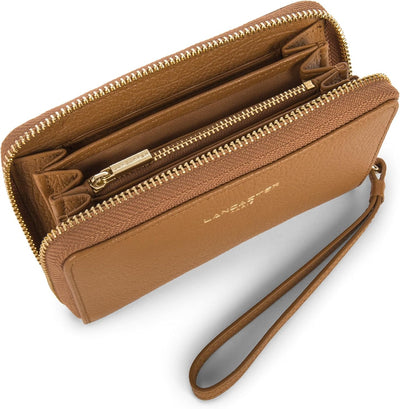 LANCASTER Dune Zip Around Wallet Camel S Camel, S Camel