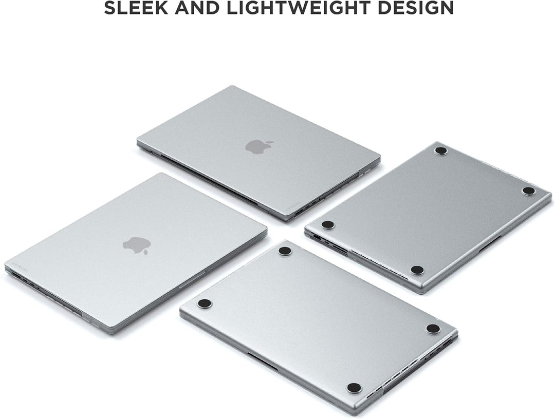 SATECHI Eco Hardshell Hülle Kompatibel mit MacBook Pro 16 Zoll Case 2021 A2485 - Leicht & Schlank -