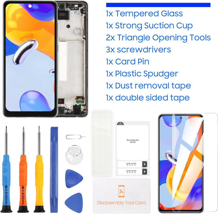 LADYSON OLED-LCD-Bildschirm für Samsung Galaxy A52 4G A525 SM-A525F LCD Display Touchscreen Digitali