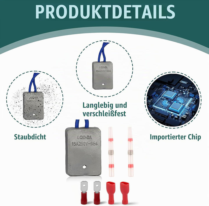 Softstart Modul Set, 15A 230V Elektrowerkzeuge Sanftanlauf Anlaufstrombegrenzer Modul Set mit Instal