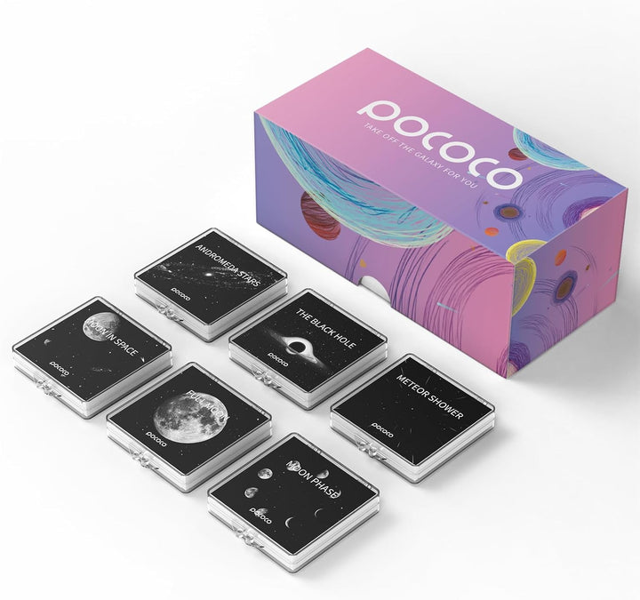 Realistische Scheiben Mond und Stern - Discs für POCOCO Galaxy Lite Star Projector Home Planetarium,