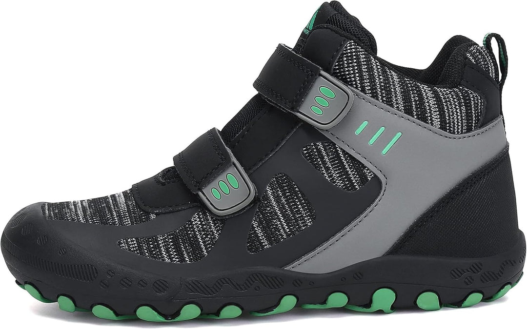 Mishansha Kinder Wanderschuhe rutschfest Leicht Trekking Wanderstiefel für Jungen Mädchen Gr.24-38 T
