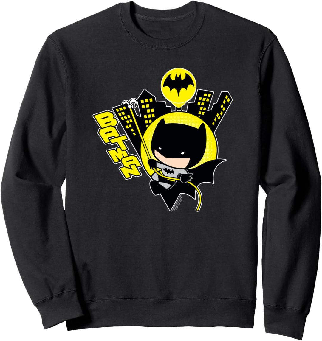 DC Comics Chibi Batman Swinging Sweatshirt