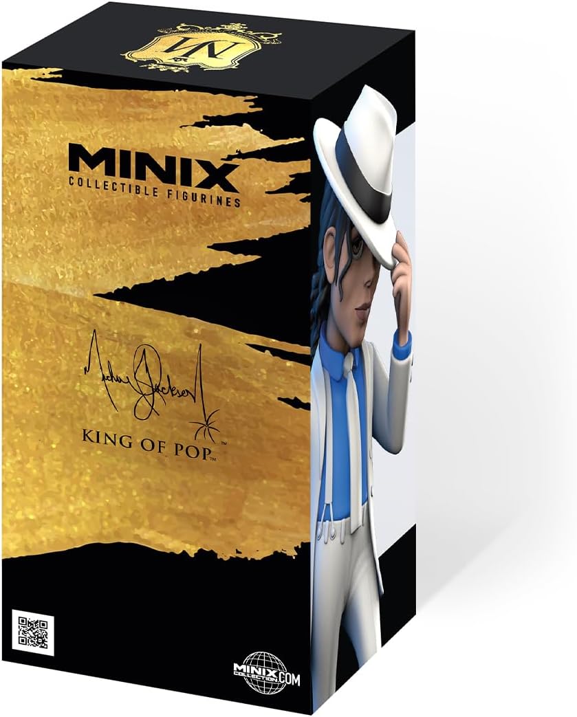 MINIX Collectible Bandai - Michael Jackson Sammlerfigur, 12 cm, Sammlerstücke für Ausstellung, Gesch