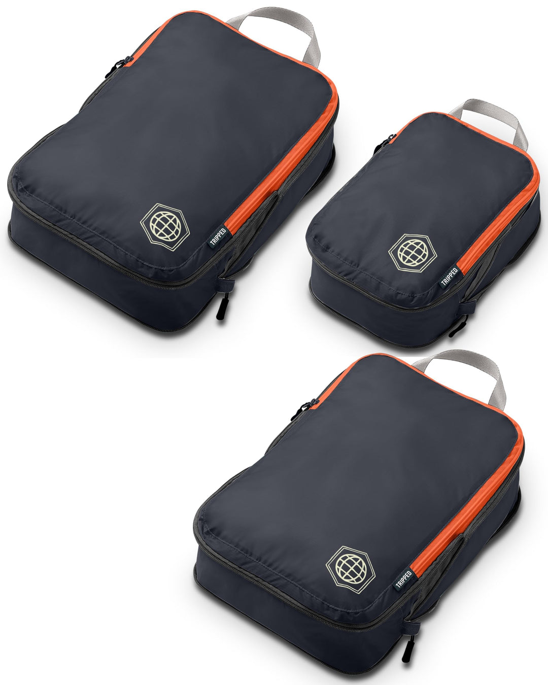 TRIPPED Travel Gear Kompression Verpackung Würfel Set für Carryon Travel-leicht dauerhaft Veranstalt