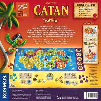 KOSMOS 697495 Catan Junior, Brettspiel für Kinder ab 6 Jahre, Kinderspiel-Variante von Siedler von C