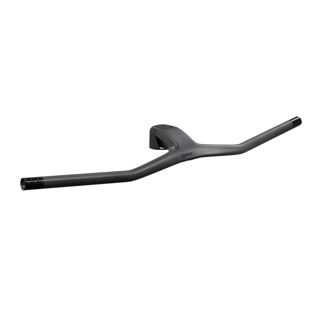 Syncros Fraser iC SL WC Carbon MTB Fahrrad Lenker Vorbau Einheit 740mm / -30° matt schwarz 80mm, 80m