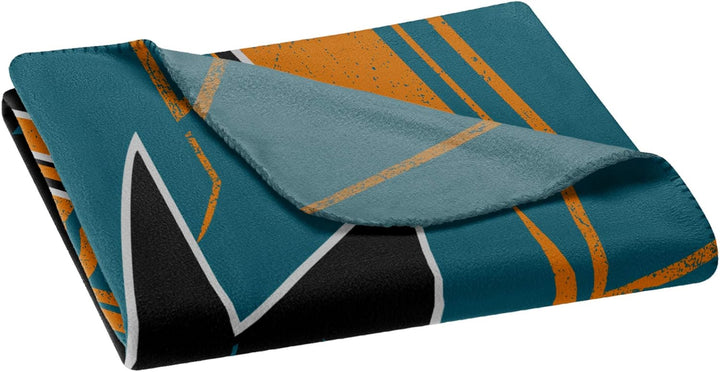 NHL Fade Away Fleece Decke 152 x 127 cm San Jose Sharks, San Jose Sharks