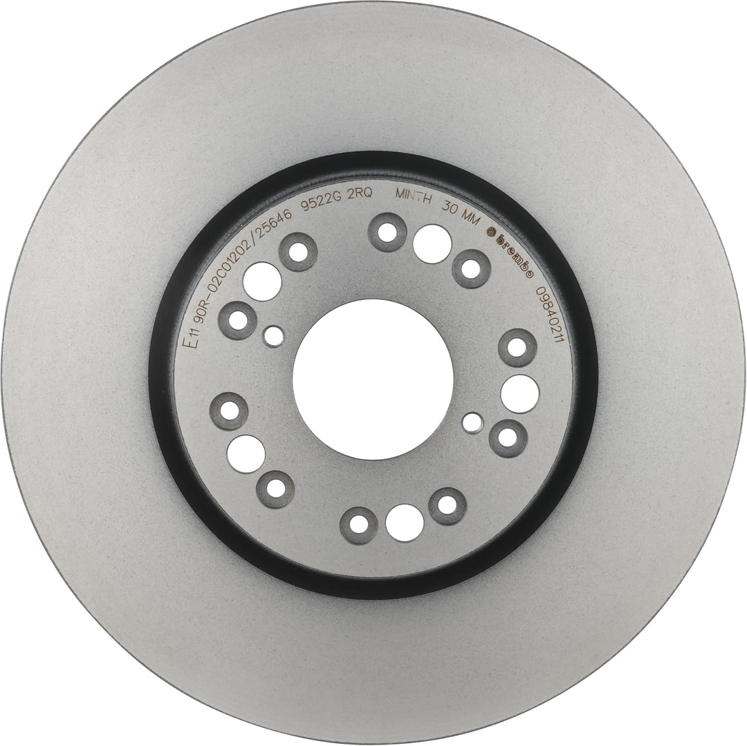 Brembo 08.N123.11 Hintere Bremsscheibe mit UV Lackierung, Anzahl 2