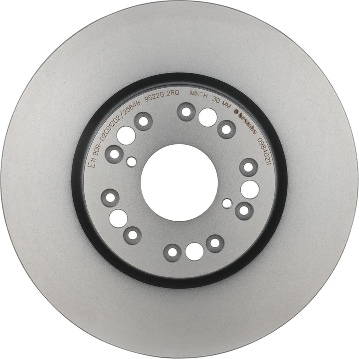 Brembo 08.N123.11 Hintere Bremsscheibe mit UV Lackierung, Anzahl 2