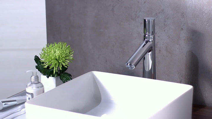 hansgrohe Wasserhahn Talis Select S (Armatur mit Auslauf Höhe 190mm und Zugstangen-Ablaufgarnitur) C