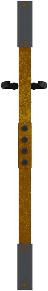 vidaXL Gartentor, Gartentür mit Bambus-Design, Abschliessbar Hoftor Eingangstor für Garten Terrasse,