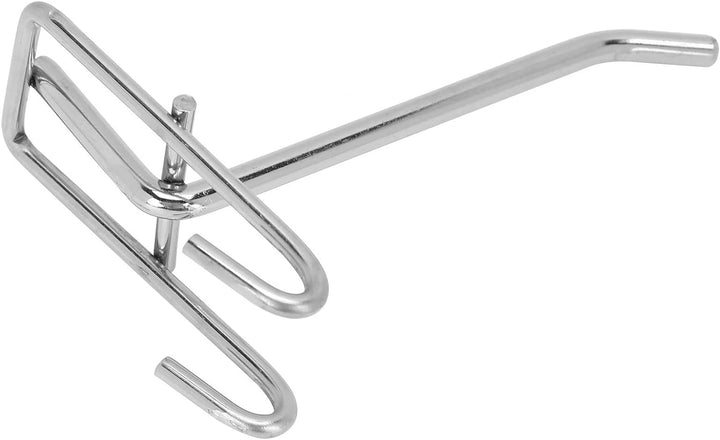 30 Stück Regalhaken, Schwerlast Supermarkt Haken Eisengitter Regal Haken Schmuck Display Regal Haken