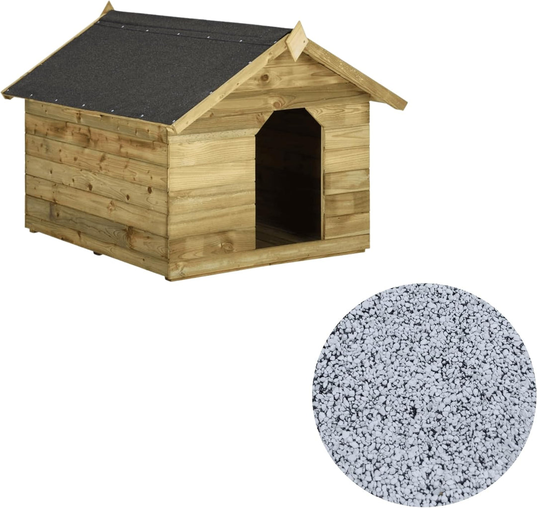 DSTOCK60 - Rolle 0,5 Meter Bitumenfilz, weiss – Breite 1 m – deckt 0,5 m² ab – Meterware – Abdichtun