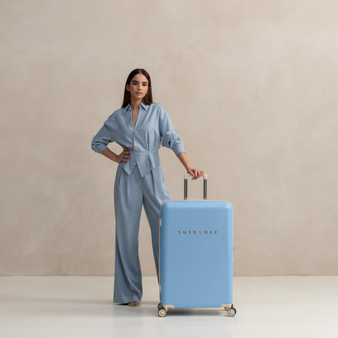 SUITSUIT Koffer Gross 76 cm - Hartschalen Reisekoffer mit Rollen - TSA-Schloss - 94 L - Fabulous Fif
