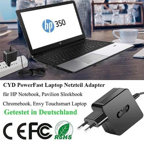 CYD 45W 19.5V 2.31A PowerFast-Notebook-Netzteil für Hp-ladekabel Laptop Spectre X360 15 Stream 11 13