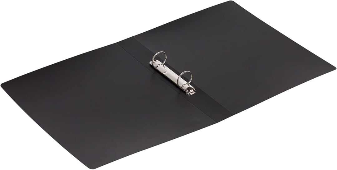 Oxford Ringbuch A4, Rückenbreite 4 cm, 2 Ringe, schwarz, 10 Stück, 10