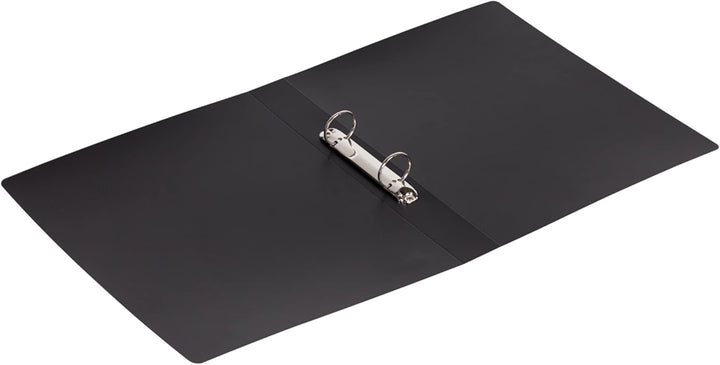 Oxford Ringbuch A4, Rückenbreite 4 cm, 2 Ringe, schwarz, 10 Stück, 10