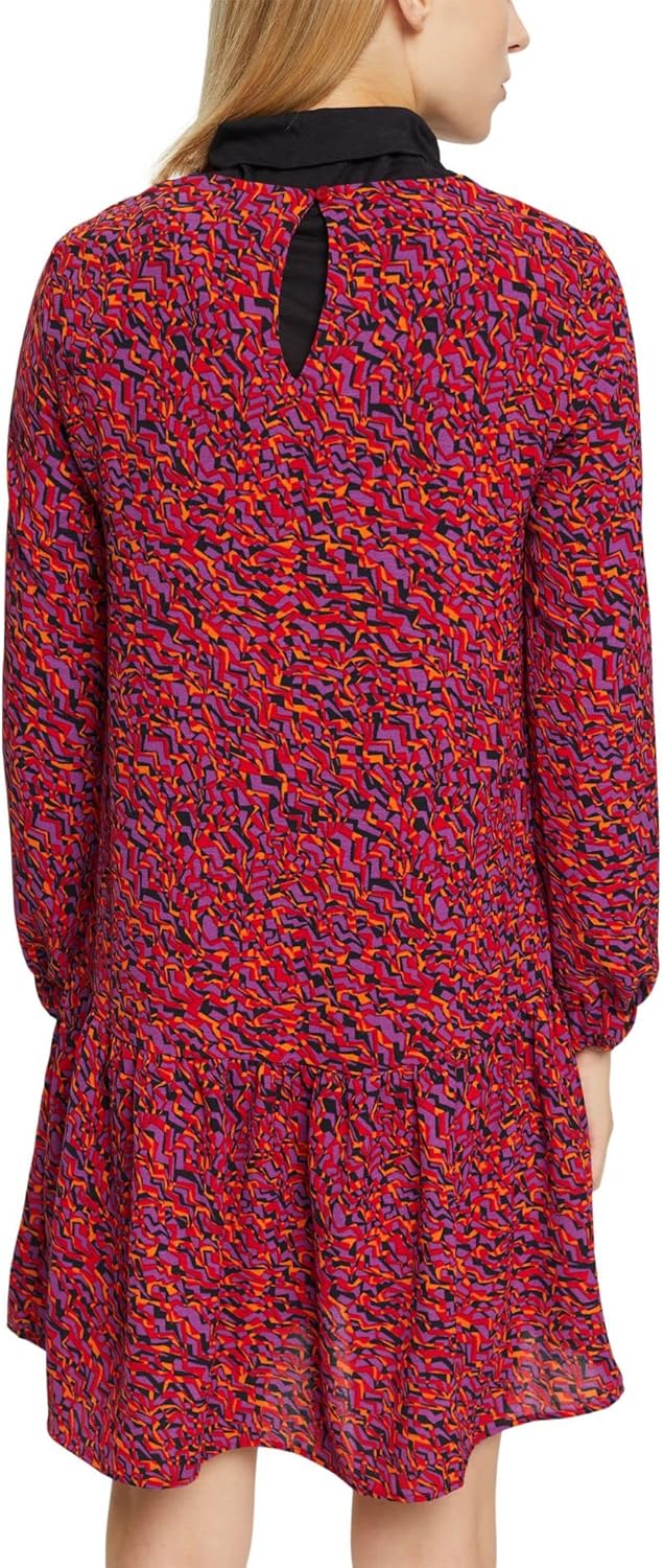 ESPRIT Damen Kleid 32 610/Dark Red, 32 610/Dark Red