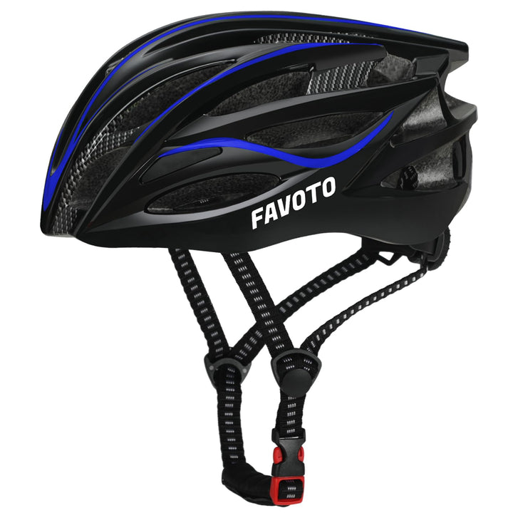 Favoto Fahrradhelm für Erwachsene Fahrrad Helmet mit Abnehmbarer Innenfutter Verstellbar Rennradhelm