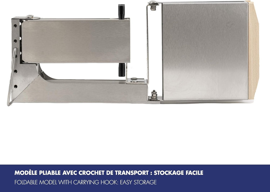 Louis Tellier - Raclettegerät Brézière® Signature Inox - Angepasste Grösse für 1/4 oder 1/6 Laib - 1