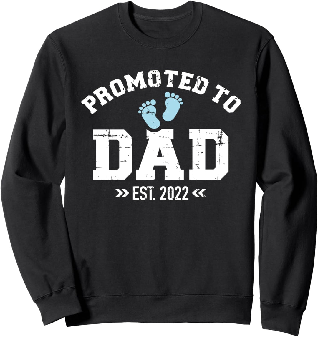 Befördert zum Papa 2022 werdender Vater Sweatshirt