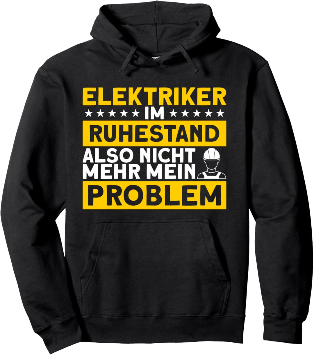Elektriker Handwerker Elektroniker Elektroinstallateur Pullover Hoodie