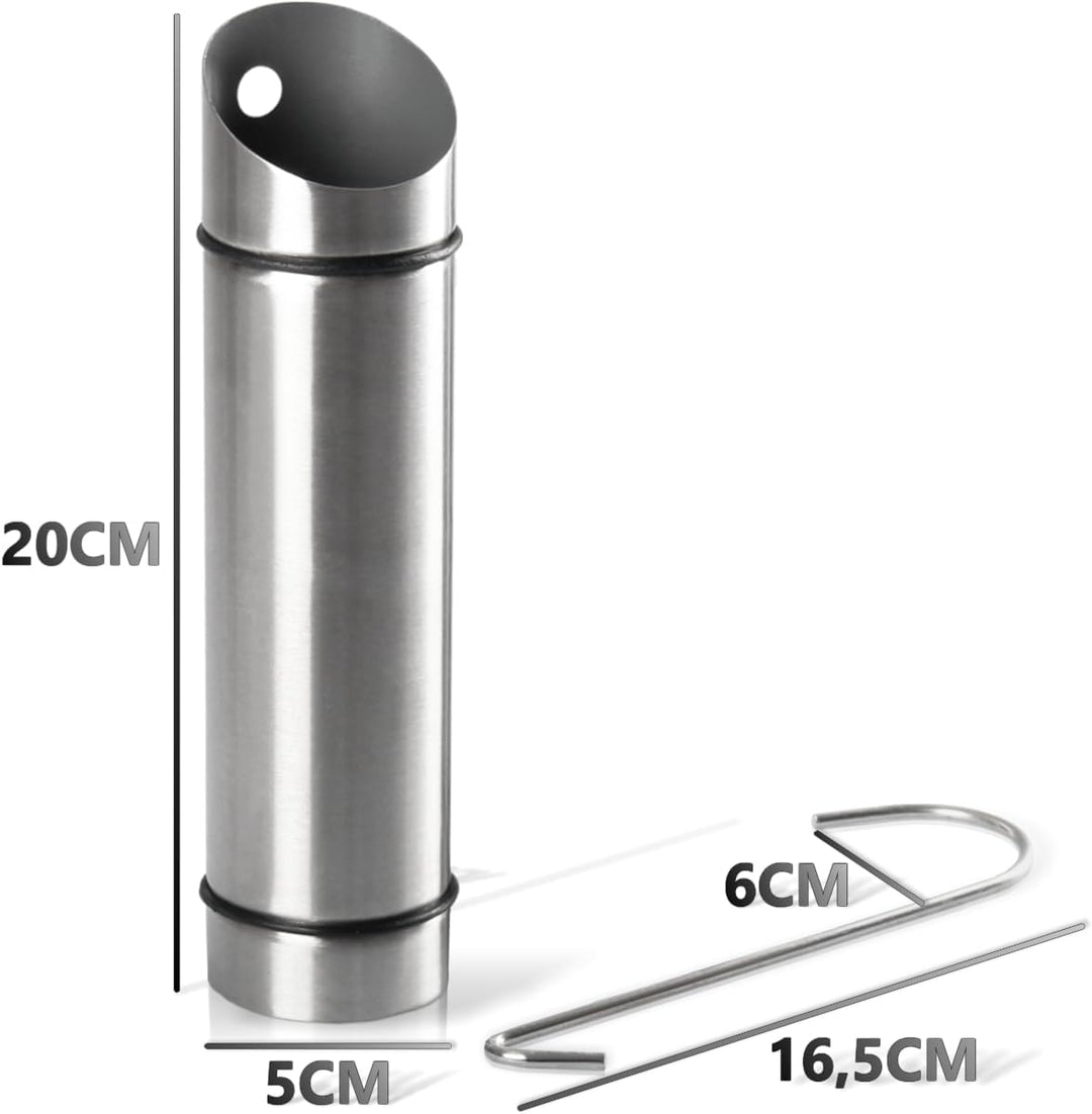 Stimo 4er SET Luftbefeuchter Heizung Wasserverdunster für Heizkörper Edelstahl (Edelstahl, 4x) Edels
