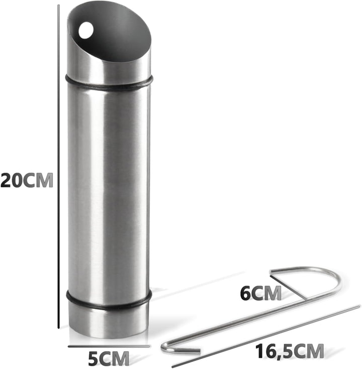 Stimo 4er SET Luftbefeuchter Heizung Wasserverdunster für Heizkörper Edelstahl (Edelstahl, 4x) Edels
