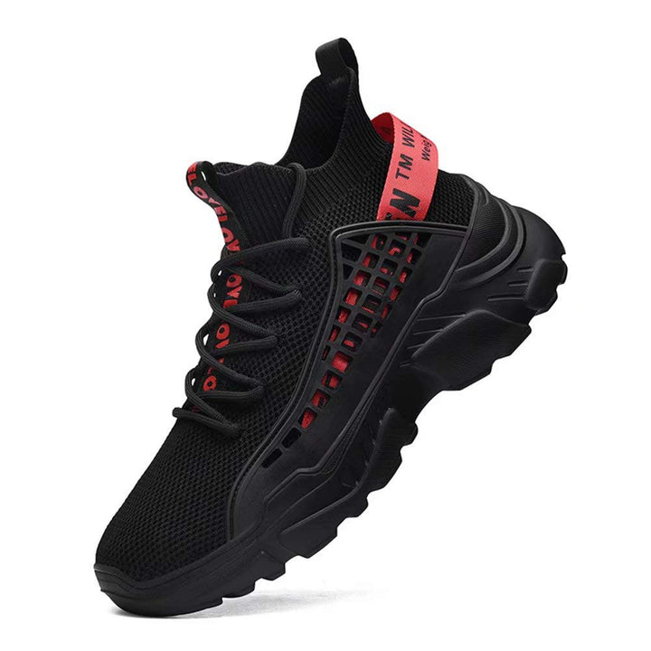 FUSHITON Herren Turnschuhe atmungsaktive Sportschuhe Leichte Freizeitschuhe lässig Strassenlaufschuh