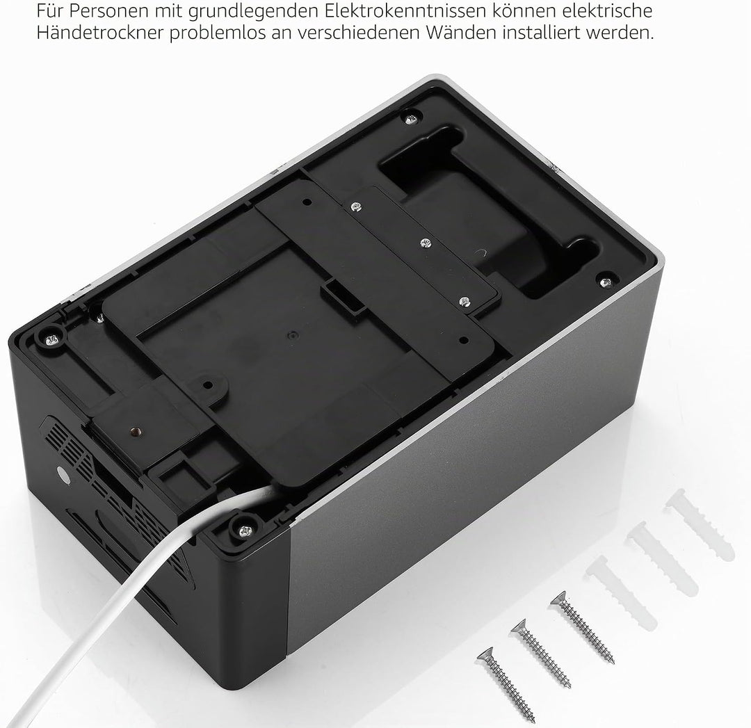 Händetrockner Automatischer Elektrischer Hochgeschwindigkeits 7 Sekunden zum Trocknen, Handtrockner