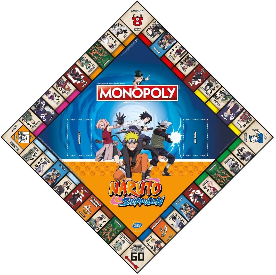 Winning Moves WM00167-EN1 Naruto Brettspiel, Mehrfarbig, Einheitsgrösse