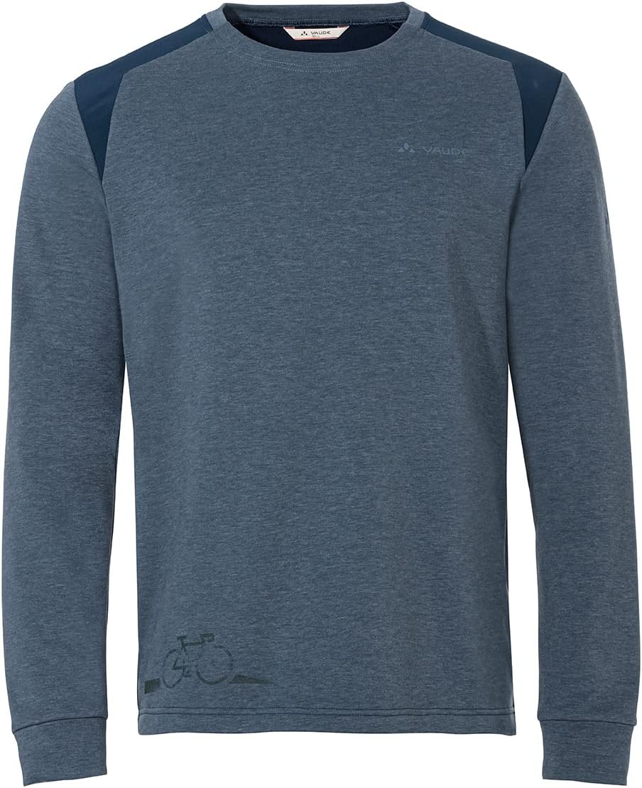 VAUDE Herren Men's Cyclist Sweater Sweatshirt S Dark Sea Uni, S Dark Sea Uni