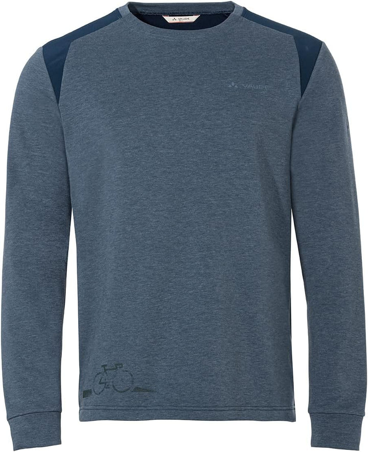 VAUDE Herren Men's Cyclist Sweater Sweatshirt S Dark Sea Uni, S Dark Sea Uni