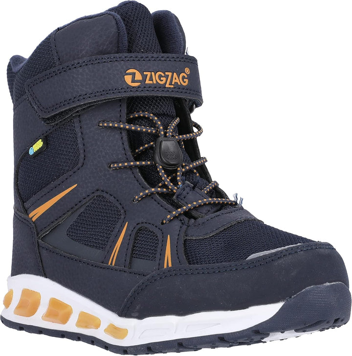 ZIGZAG Kinder Kinder Winterstiefel Clementu I Kids Boots WP mit Licht I Gummistiefel Mädchen und Jun