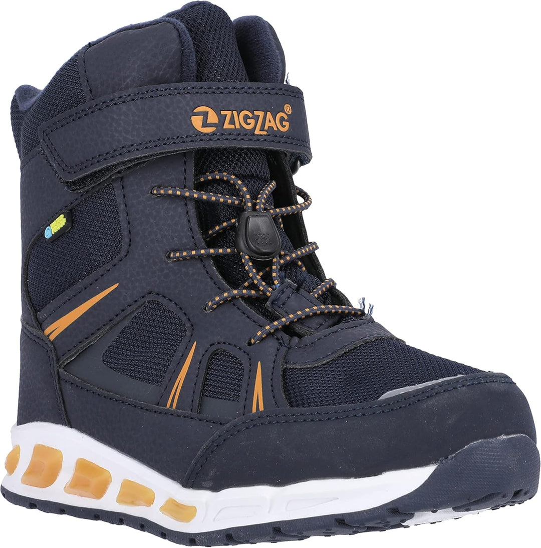 ZIGZAG Kinder Kinder Winterstiefel Clementu I Kids Boots WP mit Licht I Gummistiefel Mädchen und Jun