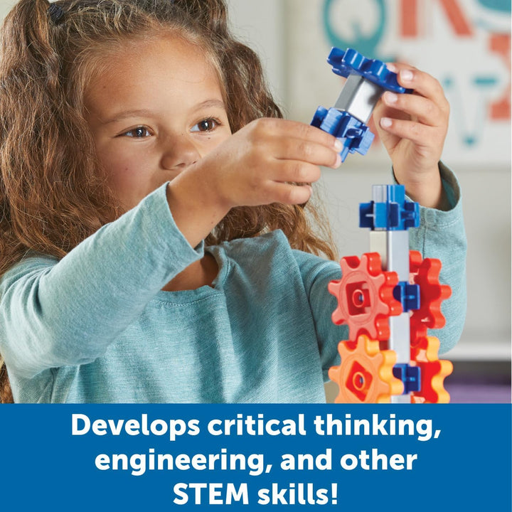 Learning Resources STEM Explorers Maschinenbauer, 50-teilig, ab 5 Jahren, Mint-Spielzeug, Mint-Bausp