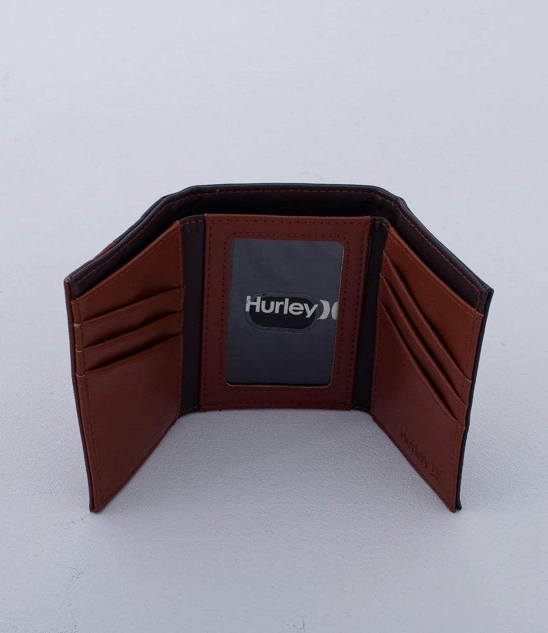 Hurley Herren Hrla Block Trifold Wall Reisezubehör-Brieftasche, Chocolate Brown, 1SIZE
