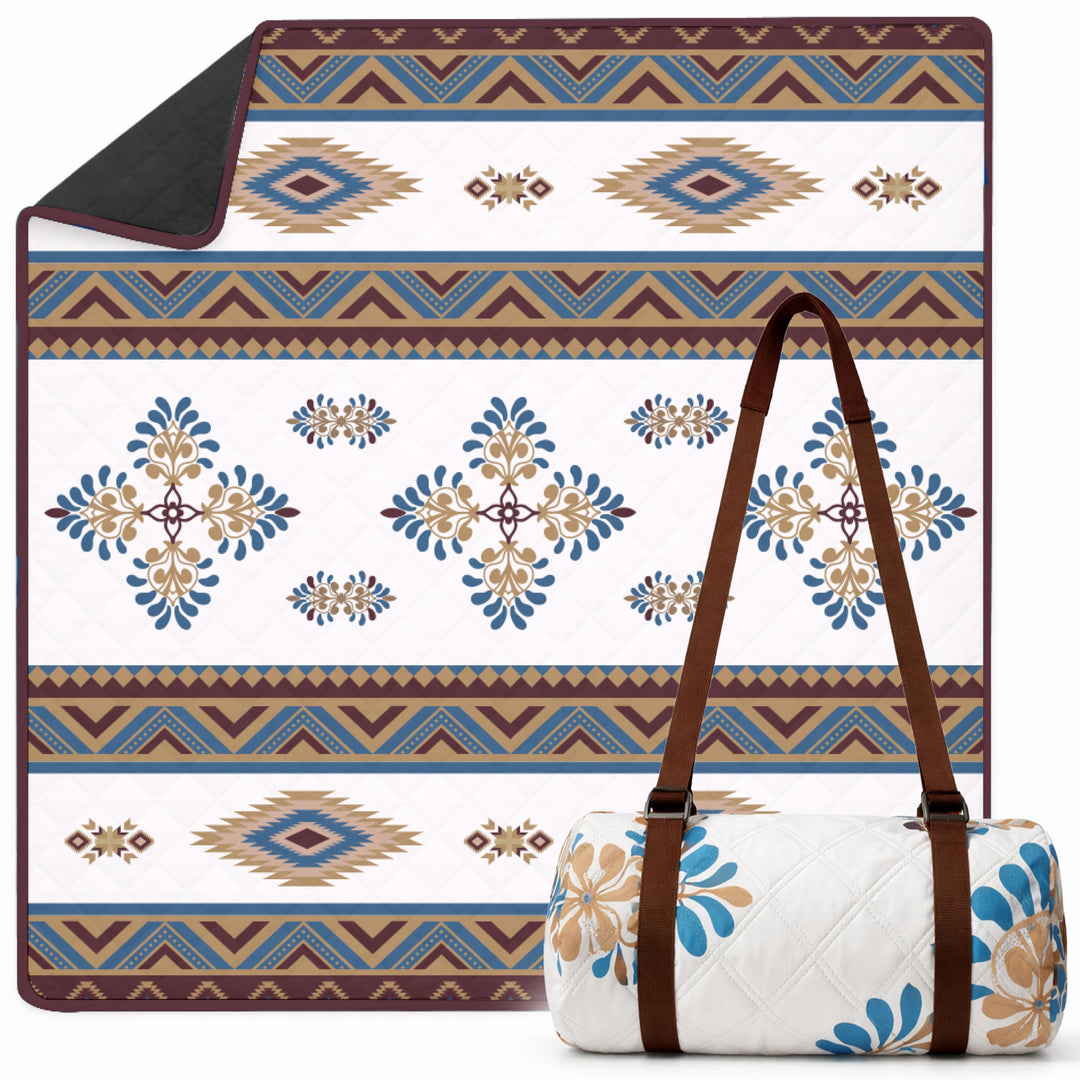 Twinzee Picknickdecke 200x200 cm Wasserdicht - Waschbare Stranddecke XXL für Strand, Camping, Outdoo