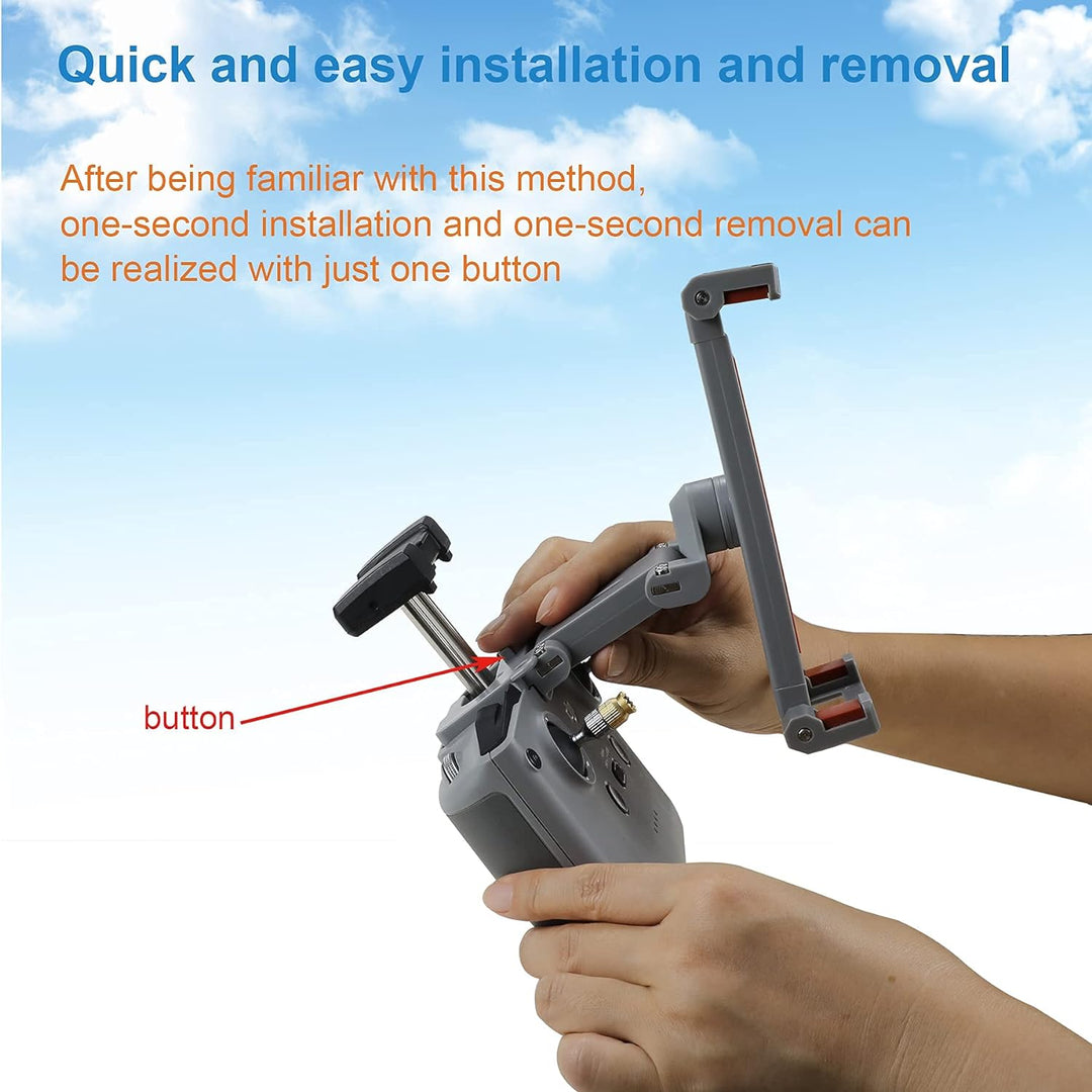 LYONGTECH 4.7-12.9 Zoll Handy Tablet Halter Halterung für DJI RC-N1 RC-N2 Fernsteuerung(Air 3/2/2S,M